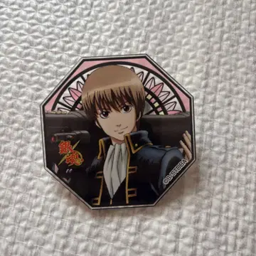 은혼 오키타 소고 팔각형 핀 배지