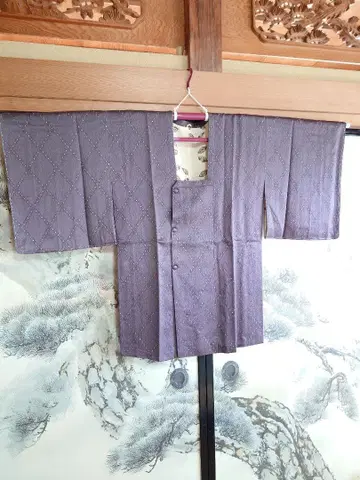 [ 새상품급 ] 도우유키 코트 다이아 무늬 모던