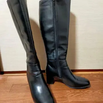 evol 롱 부츠 블랙 블랙