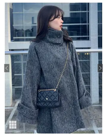 GRL 옷깃 2Way 샤기 코트 [al266]