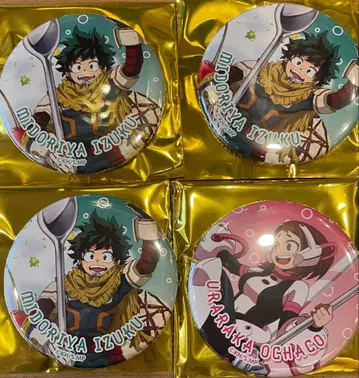 히로아카 유에이 고교 오픈 스쿨 캔뱃지 미도리야 이즈쿠 우라라카 오챠코