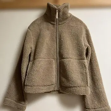 [H&M] 테디 자켓 보아 플리스 베이지 M 사이즈