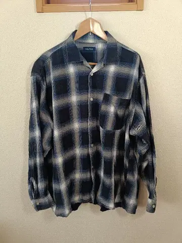 NAUTICA 블리치 옴브레 체크 셔츠