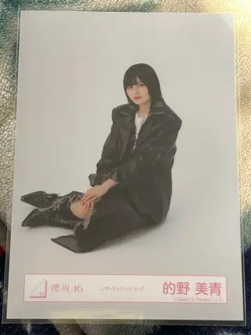 사쿠라자카46 마토노 미오 가죽 자켓 코디 브로마이드