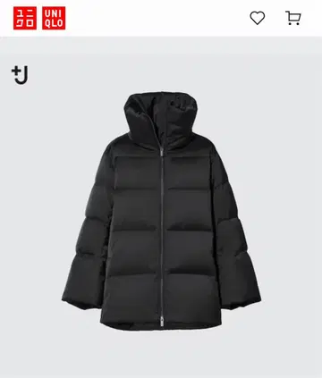 UNIQLO +J 유니클로 볼륨 다운 자켓 블랙 S 사이즈