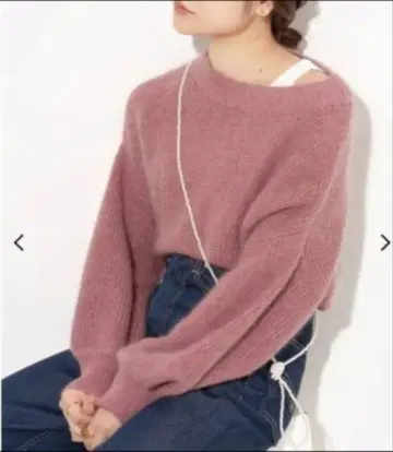 SLOBE IENA 슬로브 이에나 퍼프 슬리브 아제 니트 풀오버