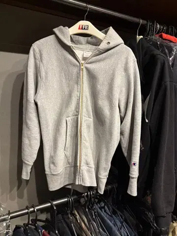 가격 인하 빨간색 택 Champion Reverse Weave 후드티 L