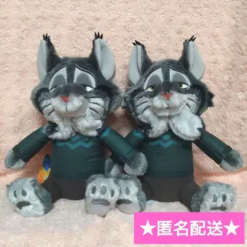 주토피아2 L 봉제 인형 [ 파우버트 2개 세트 ]