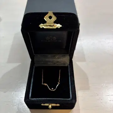 ete MPG10k 물결 디자인 목걸이 미스트 핑크