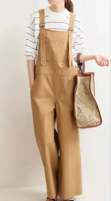 이에나 IENA 하이 트위스트 코튼 올인원 M 38 살로펫 치노