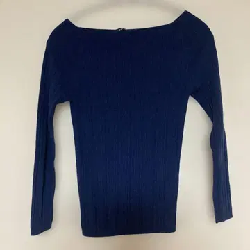 MACPHEE 네이비 오프숄더 니트 S