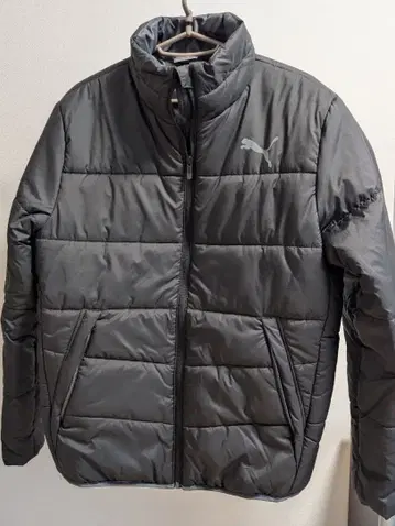 PUMA 그레이 다운 자켓 L 사이즈
