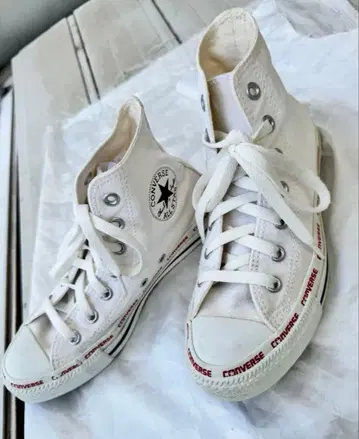 Converse All Star 하이컷 화이트 24cm