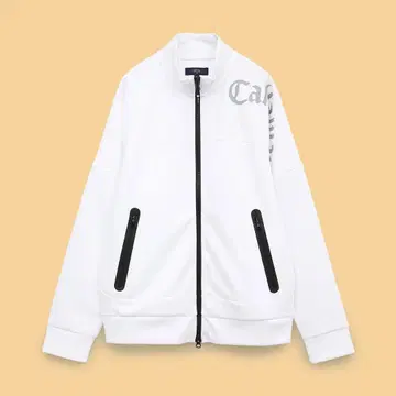 캘러웨이 더블 니트 풀 집업 맨투맨 화이트 M 사이즈