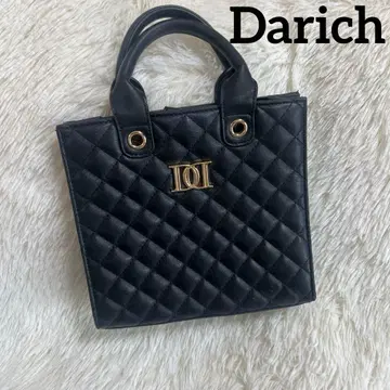 Darich 퀼팅 DD 모티브 스퀘어 백 (체인 없음)