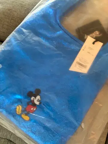 미사용 새상품 styling/ 미키 백 파랑