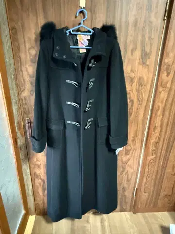 COMME CA DU MODE 블랙 더플 코트 사이즈 9