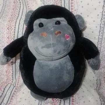 커다란 고릴라 봉제 인형 바나나 봉제 인형 덤 포함