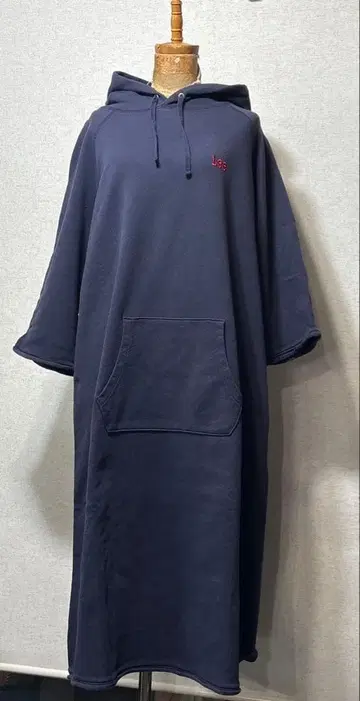 리 롱 7부 기장 원피스 S 새상품