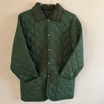 다크 그린 퀼팅 자켓