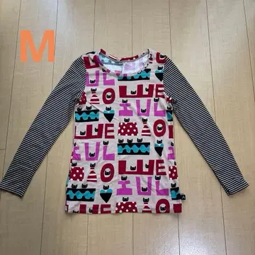 마타노아츠코 고양이 프린트 긴팔