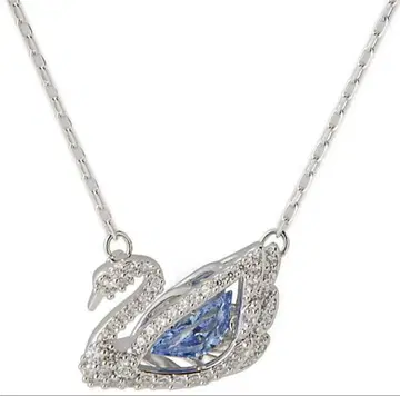 Swarovski 스완 목걸이 (블루)