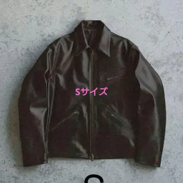 LIDNM VINTAGE WASHED LEATHER ZIP