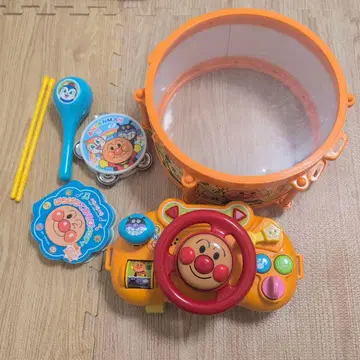 호빵맨 완구 세트 악기 0세 1세 2세 3세 소리 나는 완구