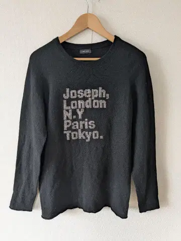 Joseph 블랙 니트 스웨터 긴팔