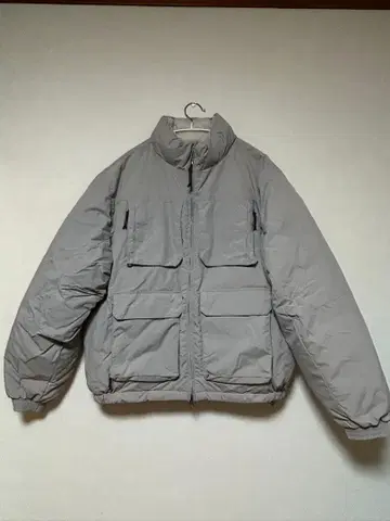 다운 자켓 그레이 워크