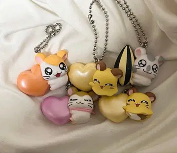 꼬마햄찌 스윙 마스코트 4종 세트 5개