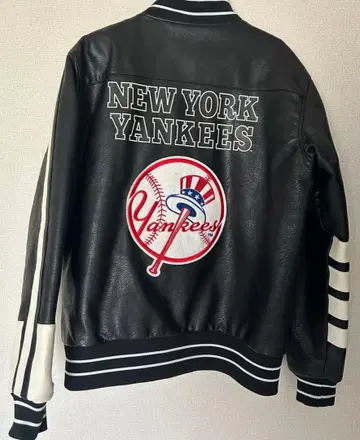 MLB 뉴욕 양키스 바시티 자켓 블랙 마제스틱