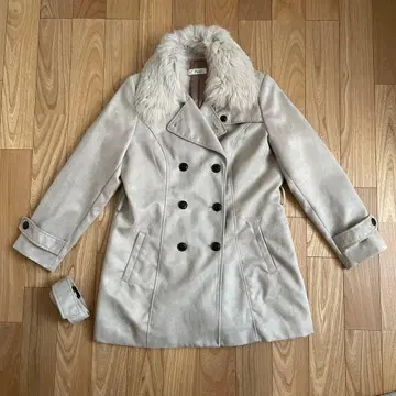 여성용 미들 기장 아우터 17호 XL 크리스마스 퍼 포함 벨로아