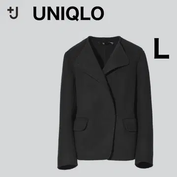 UNIQLO +J 질 샌더 콜라보 블랙 아우터 코트 L 완판템