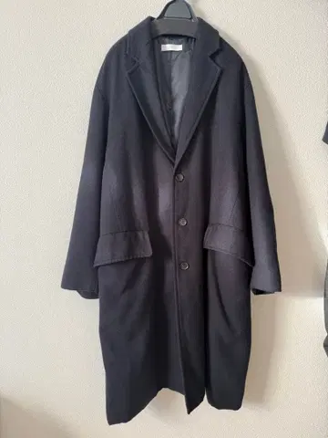 [ 새상품급 ] WYM 네이비 남성용 체스터 코트 (롱 코트)