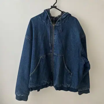 데님 자켓 데님 덕 자켓 후드 자켓