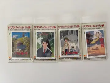 지브리 웰컴 캔뱃지 4점