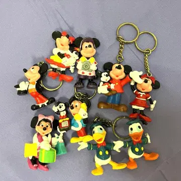 [ 레어 ] [ 레트로 ] 미키 미니 도날드 키링 묶음 판매