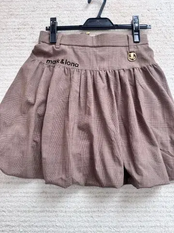 마크앤로나 2025 가을/겨울 신상 벌룬 스커트 38 글렌체크