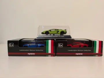 교쇼 1/64 람보르기니 아벤타도르 SV 3대 세트