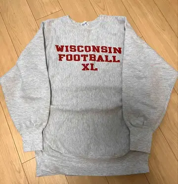 90s 챔피온 리버스 위브 USA제 염색 3단 WISCONSIN