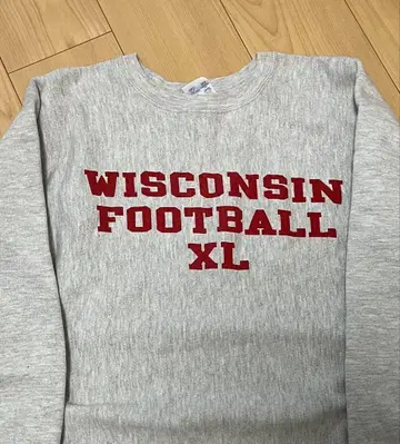 90s 챔피온 리버스 위브 USA제 얼룩 3단 트리코 태그