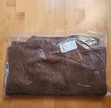 Fur Off Neck 니트 카멜