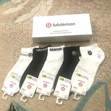 새상품 lululemon 여성 양말 5족 세트