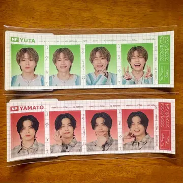 NO PREPARE 증명사진풍 스티커 초기 멤버 세트