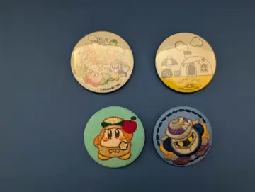 별의 커비 캔뱃지 4개 세트