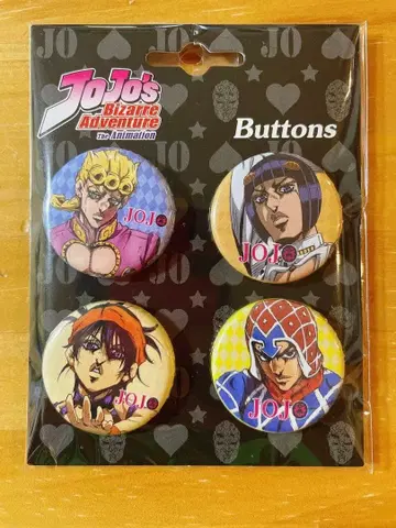 죠죠의 기묘한 모험 황금의 바람 캔뱃지 부챠라티 죠르노 나란차