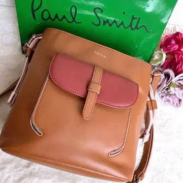 미사용 폴스미스 2way 숄더백 브라운