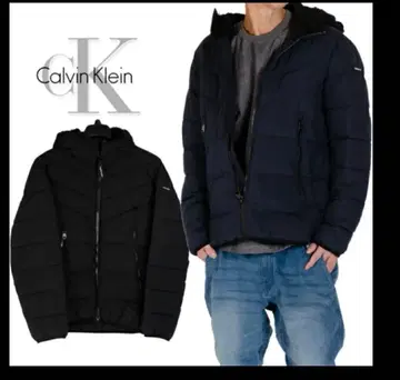 캘빈 클라인 네이비 다운 자켓