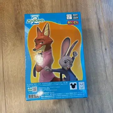 주토피아 닉 와일드 주디 홉스 피규어